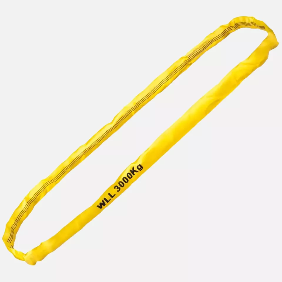Tector 84524-2M, Roundsling, WLL 3000 Kg, Yellow 2 Meter, image 1, gallery thumbnail