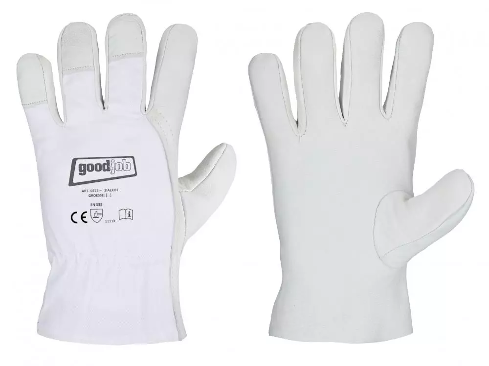 GoodJob 0275, SIALKOT Sheep/Goatskin Nappa Leather Gloves