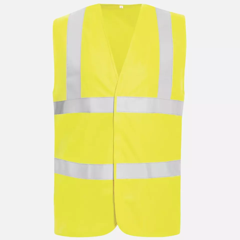 Safestyle 23505, DAMIAN High Visibility Vest, Flame Retardant Yellow, image 1, gallery thumbnail
