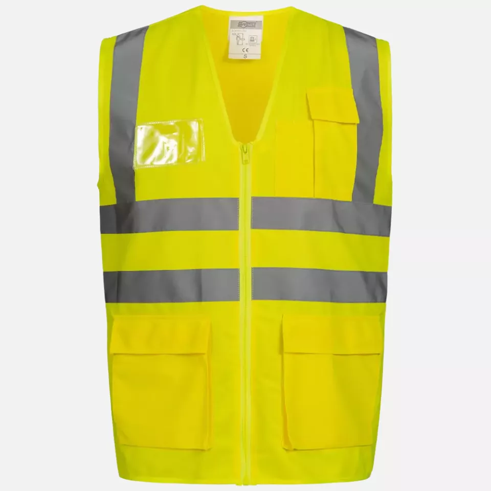 Safestyle 23510, ALBIN High Visibility Vest Yellow, image 1, gallery thumbnail