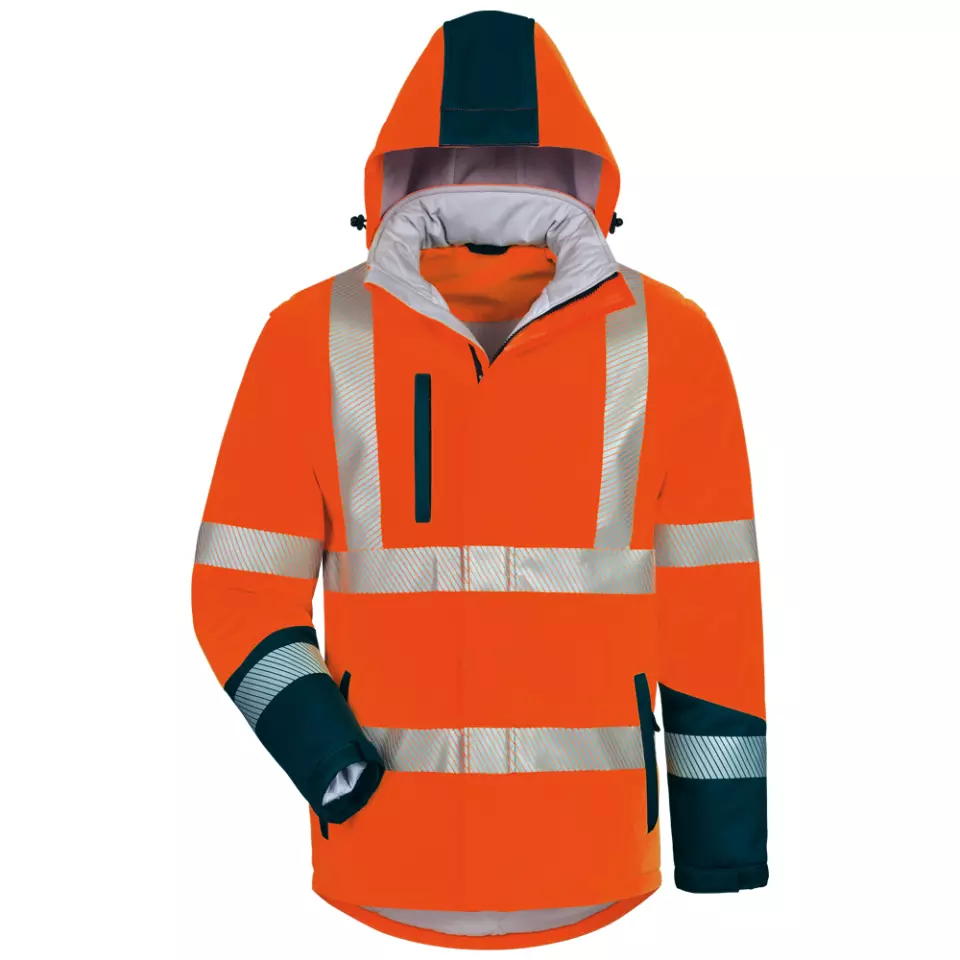 Safestyle 23563, SVERRE Padded High Visibility Softshell Jacket, image 1, gallery thumbnail