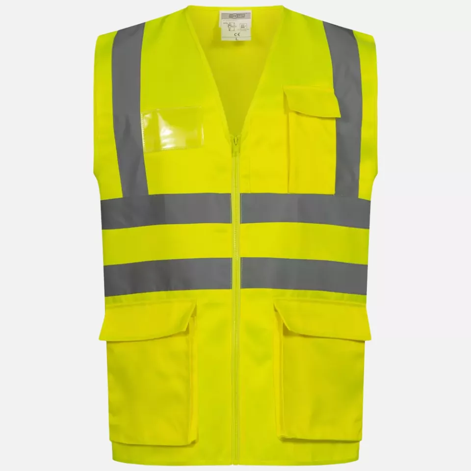 Safestyle 23515, MALTE High Visibility Vest Yellow, image 1, gallery thumbnail