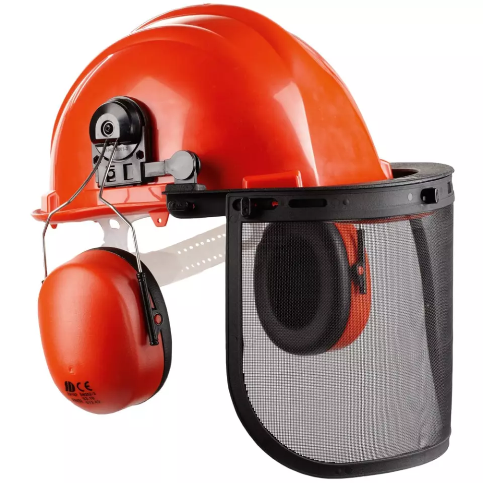 TECTOR 4050-005, Forrestry Helmet Set, Orange, image 1, gallery thumbnail