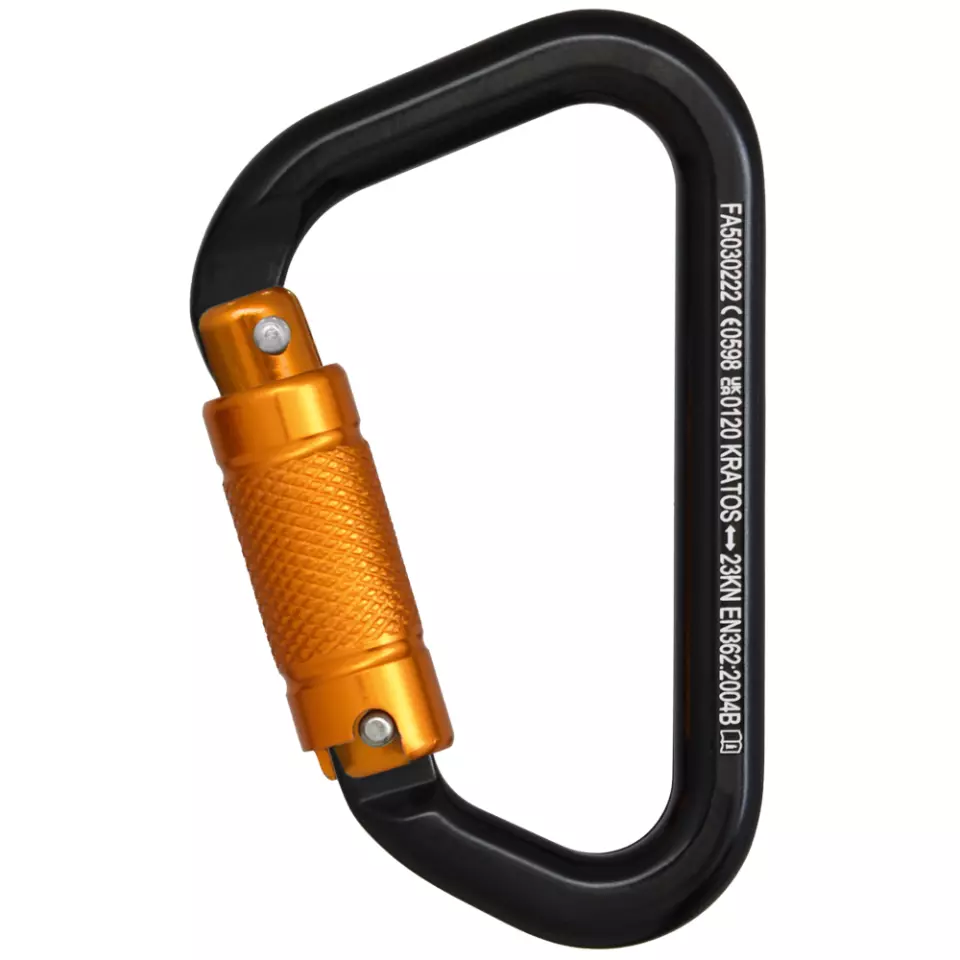 Kratos Safety 4463, Aluminium Karabiner, Triple Lock, image 1, gallery thumbnail