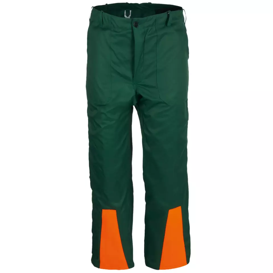WATEX 22785, PINIE Forest Cut Protection Trousers, Green/Orange, image 1, gallery thumbnail