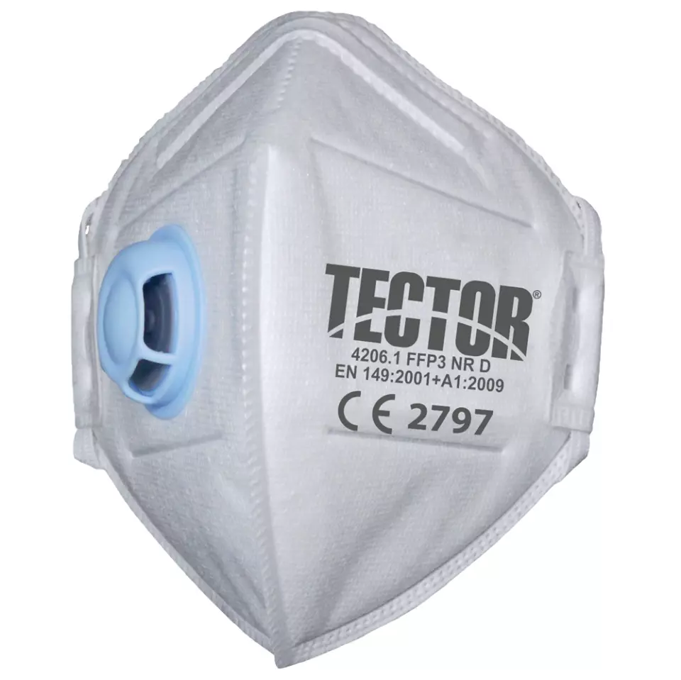 TECTOR 4206, FFP3 NR D Fold Flat Mask, image 1, gallery thumbnail