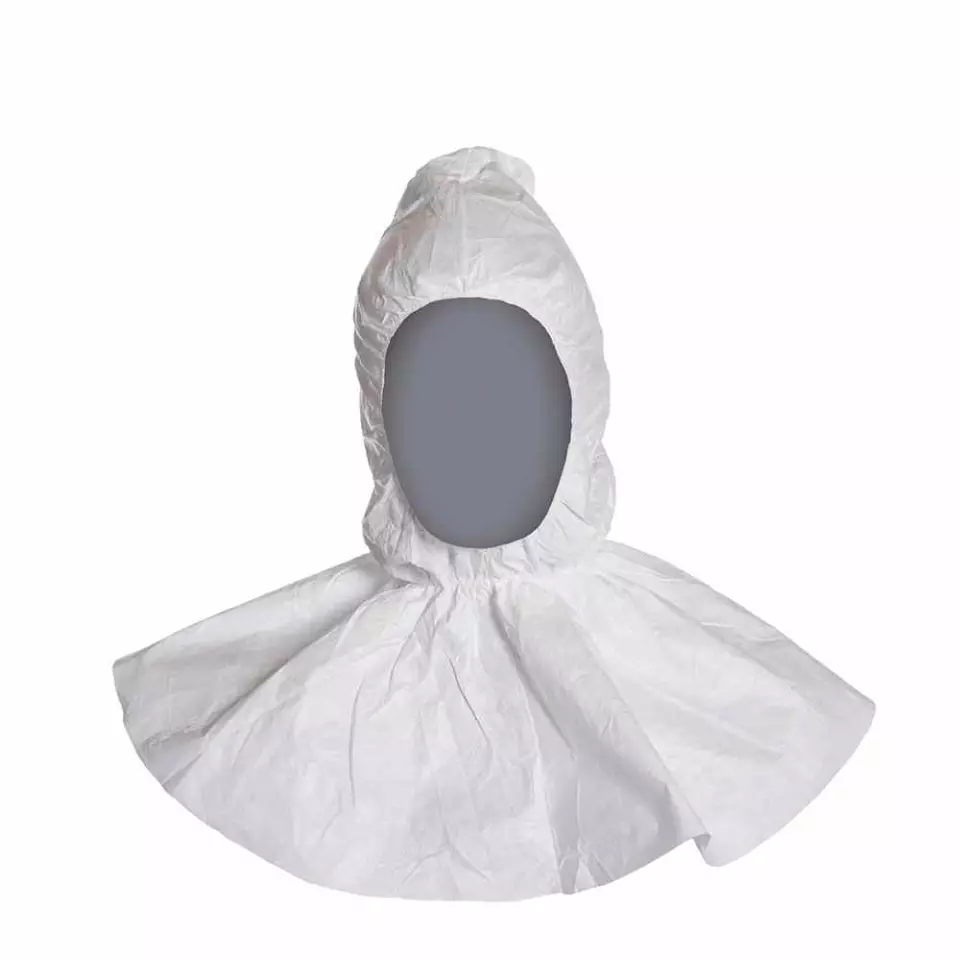DUPONT 2948, TYVEK Hood, White, image 1, gallery thumbnail