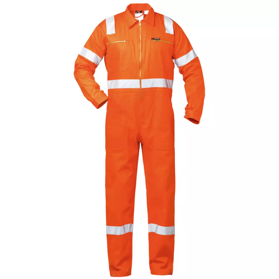 Craftland 2209, SUZUKA Rallye Overall with Reflective Stripes, Orange, image 1, gallery thumbnail