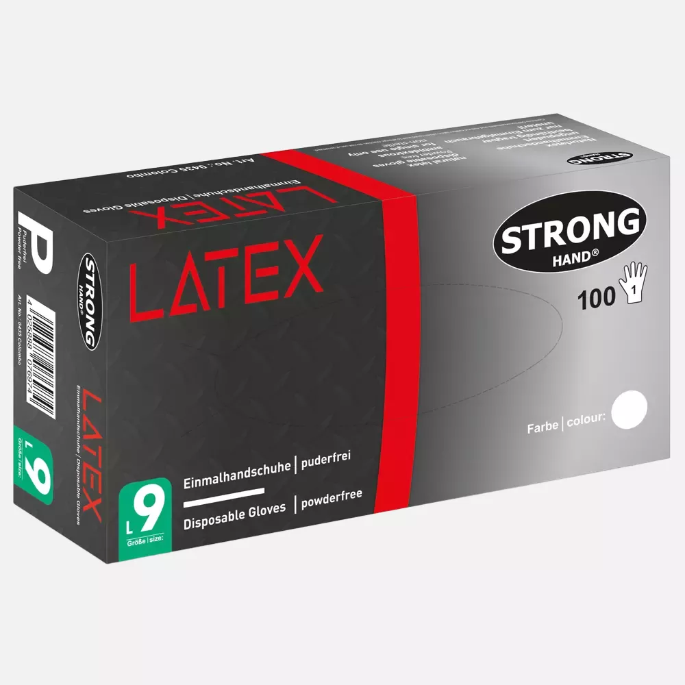 Stronghand 0435, COLOMBO Latex Disposable Gloves, image 1