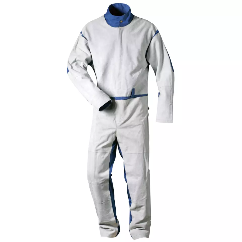 Feldtmann 2809, ELMAR Leather Reinforced Cotton Coverall, image 1, gallery thumbnail