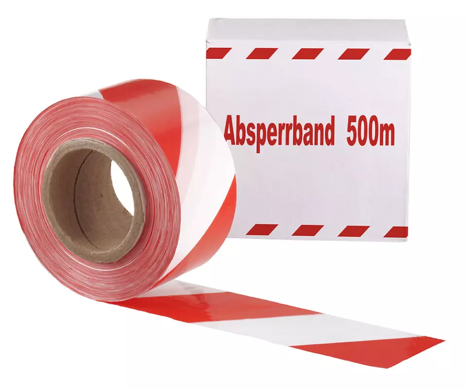 Feldtmann 81101-100, Construction Site Barrier Tape 100 Meter, image 1, gallery thumbnail