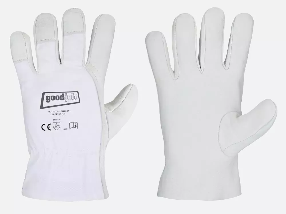 GoodJob 0275, SIALKOT Sheep/Goatskin Nappa Leather Gloves, image 1
