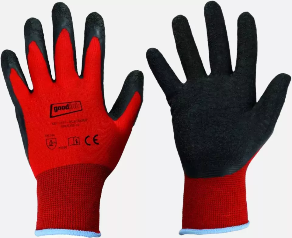 GoodJob 0519, BLACK GRIP Gloves, image 1, gallery thumbnail