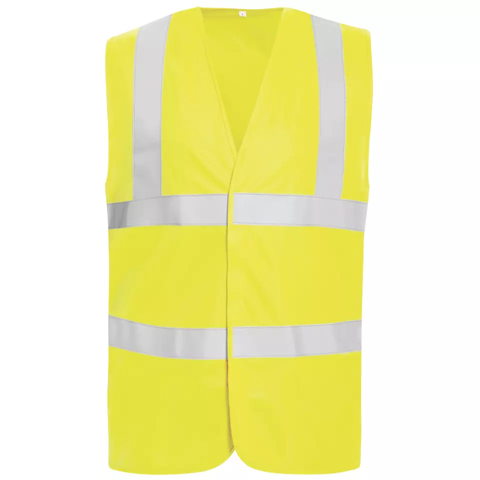 Safestyle 23505, DAMIAN High Visibility Vest, Flame Retardant Yellow, image 1, gallery thumbnail