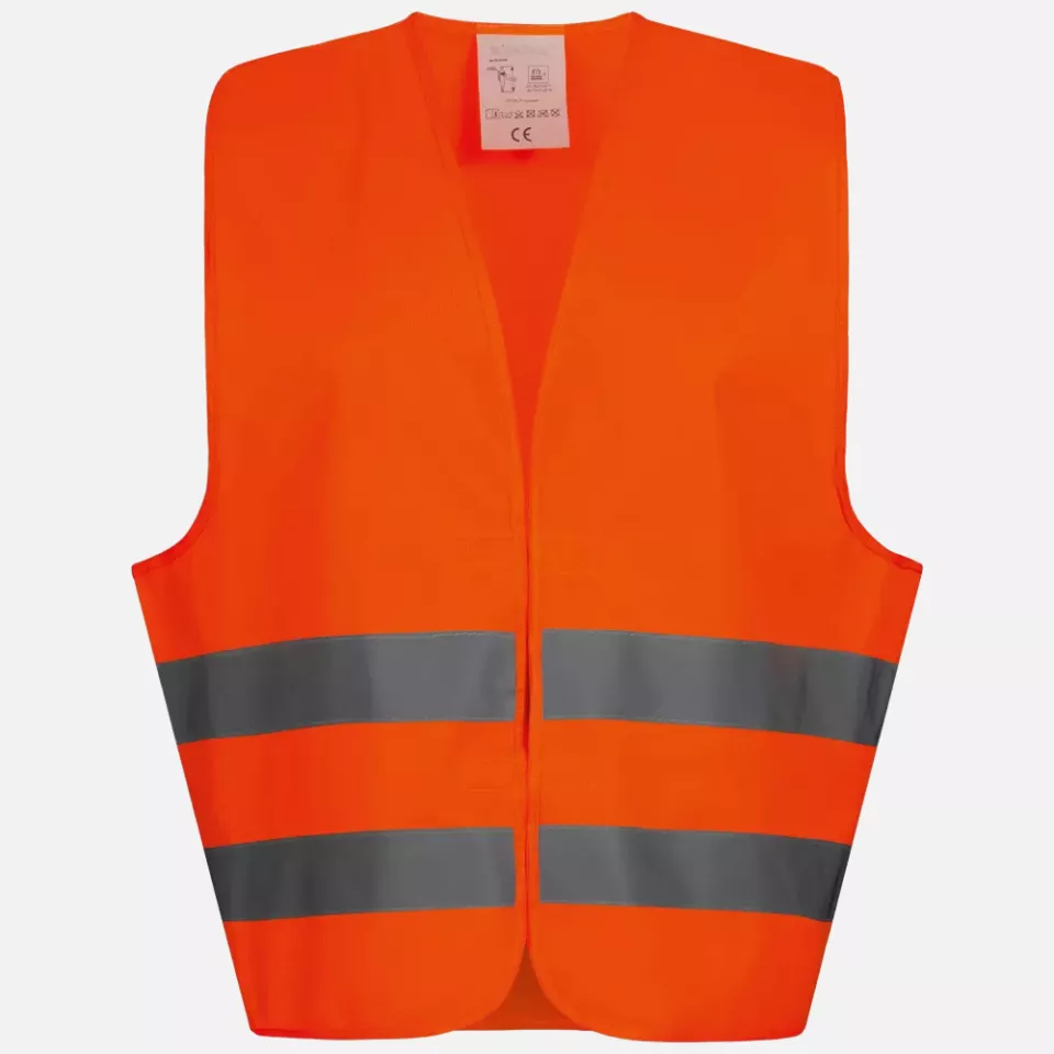 WICA 22686, TEX OSKAR Safestyle® Polyester Warning Protection Waistcoat, image 1, gallery thumbnail