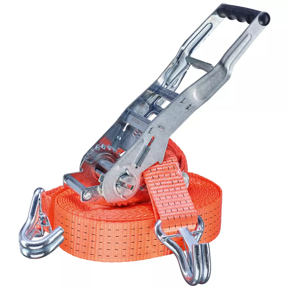 Tector 84512-8M, Cargo Lashing Belt, 2 Part, with Eye Hook 8 Meter