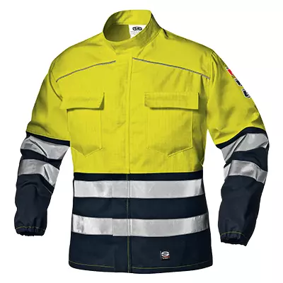Sir Safety System MC5914, Supertech Varseljacka gul/blå, image 1, gallery thumbnail