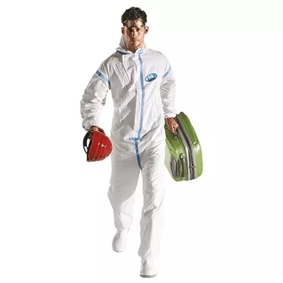 Sir Safety System MC3434, Chemfor Total Coverall White