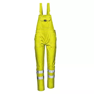 Sir Safety System MC3617E, Velvet Bib Trousers Hi-Vis Yellow