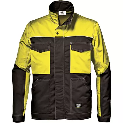 Sir Safety System MC1752ZG, Fusion Massaua Bundjacke Schwarz/Warnschutzgelb