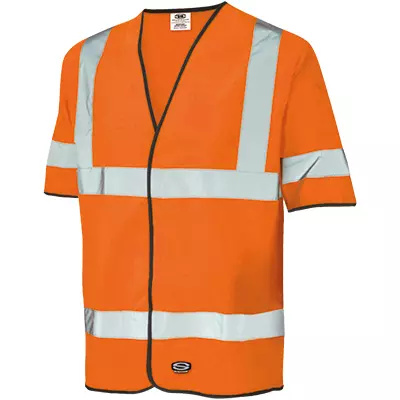 Sir Safety System MC3546H, Space Jacket Short Sleeve Hi-Vis Orange