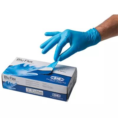 Sir Safety System MA1917, Blu Flex Glove, Blue