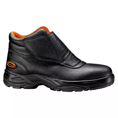 Sir Safety System MB2214, Metal Fighter Ankle High Shoe Black