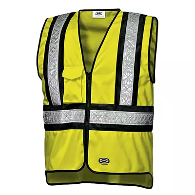 Sir Safety System MC3515, Falco Waistcoat Hi-Vis Yellow