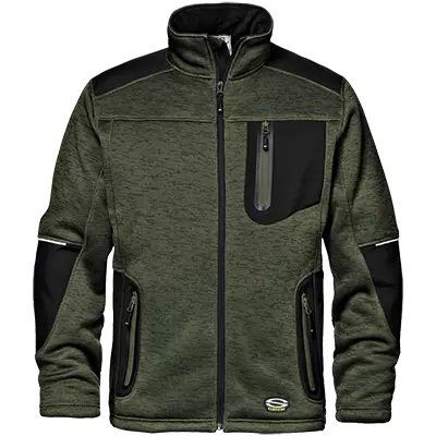 Sir Safety System MC2512SM, Fighter Sweatshirt Melange Green