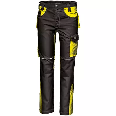 Sir Safety System MC1712ZG, Fusion Massaua Bundhose Schwarz/Warnschutz-Gelb