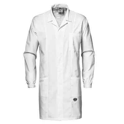 Sir Safety System MC2647, Men's Lab Coat White