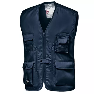 Sir Safety System MC2212, Reporter Waistcoat Dark Blue