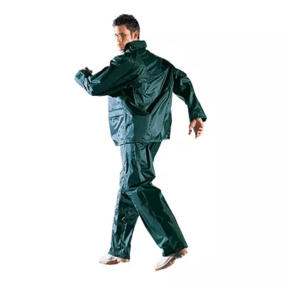 Sir Safety System MC4313T0, Cayenne Regenanzug Dunkelgrün