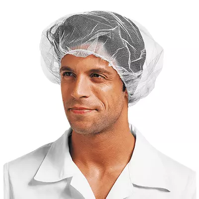 Sir Safety System MC5130K1U, Mesh Hairnet, White, image 1, gallery thumbnail