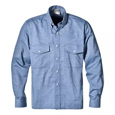 Sir Safety System MC2811, Oxford Shirt Long Sleeve Light Blue