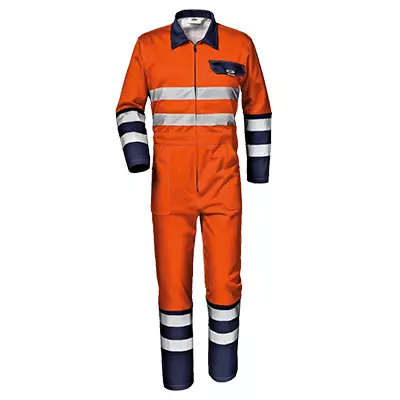 Sir Safety System MC3528HD, Mistral Color Coverall Hi-Vis Orange/Blue