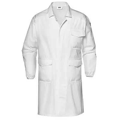 Sir Safety System MC3318, Teflon Lab Coat White