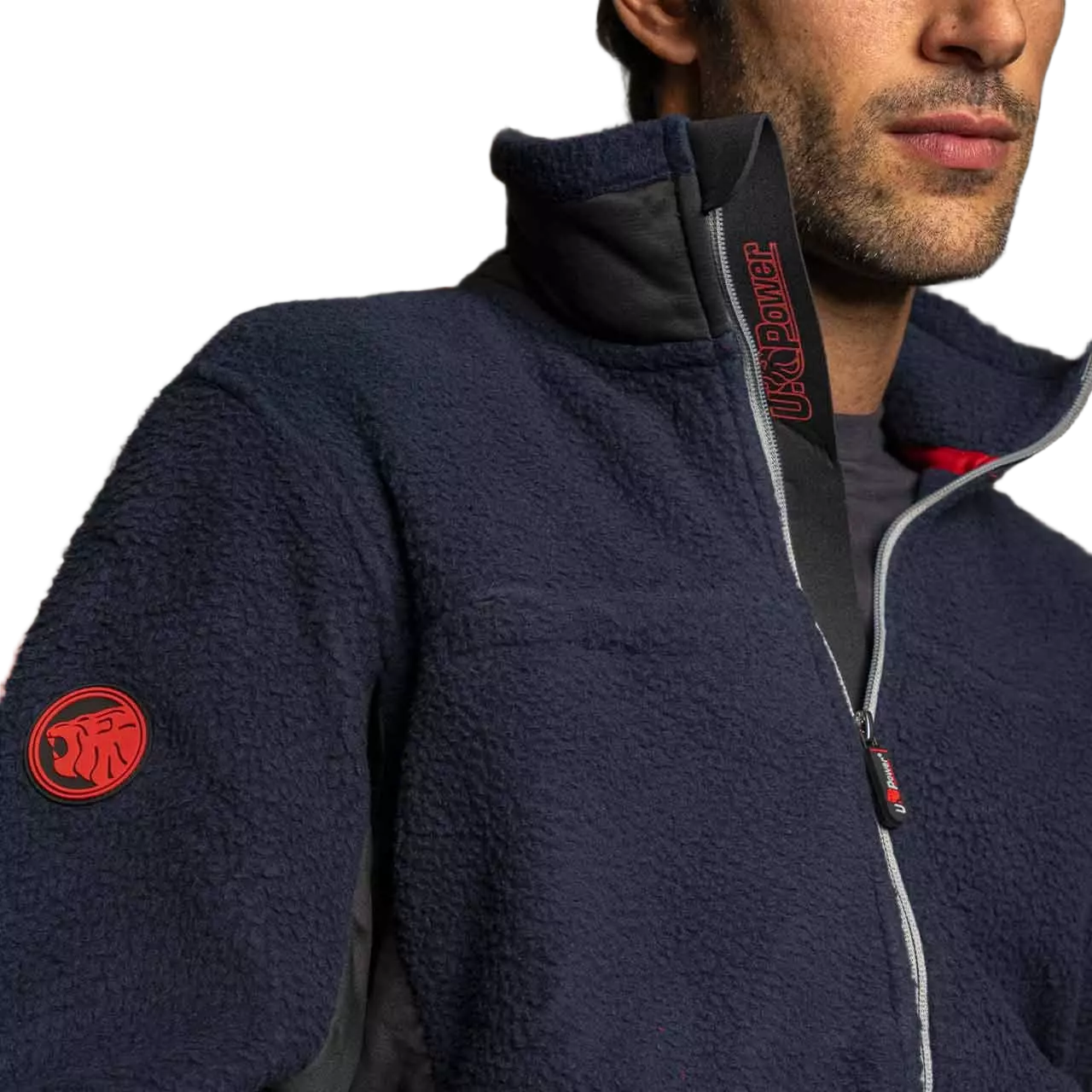 U-Power EX277DB, Bark Deep Blue Fleecejacke, image 7