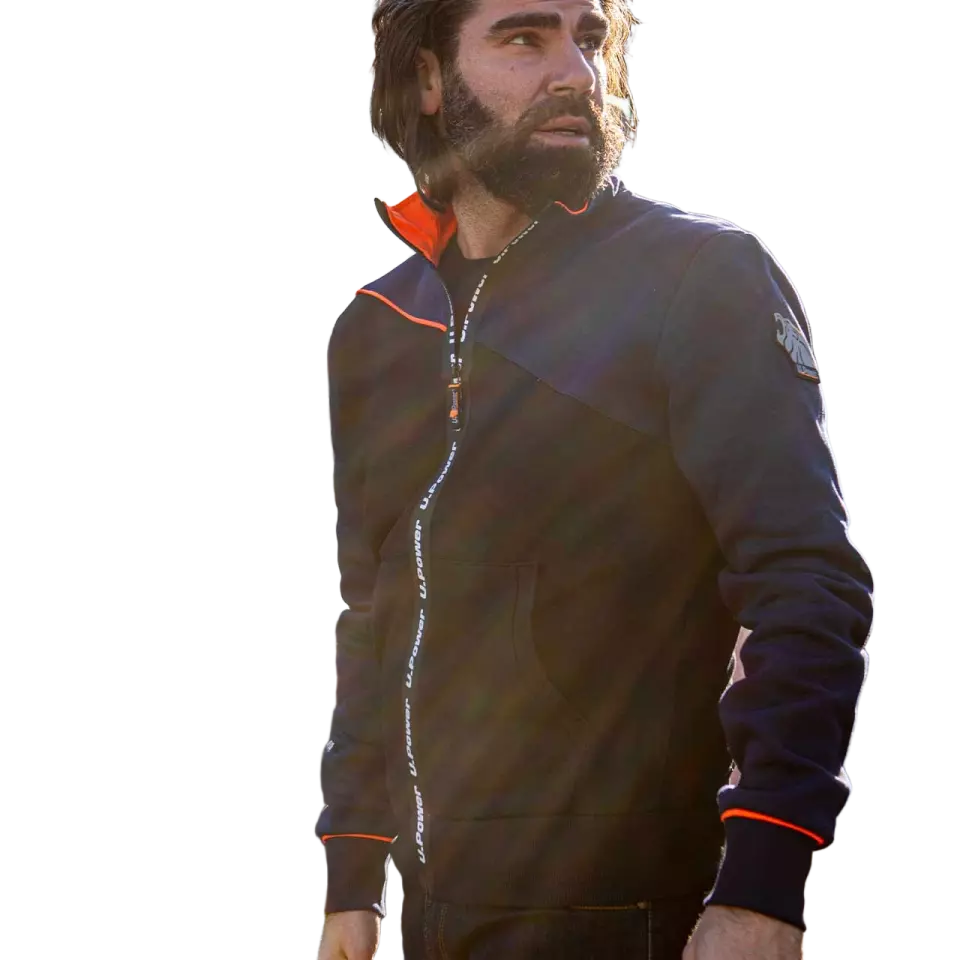 U-Power EY243DB, Uranus Deep Blue Sweatshirt, image 3, gallery thumbnail