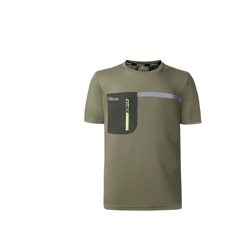 U-Power FU248BO, Christal Burnt Olive T-Shirt, image 1, gallery thumbnail