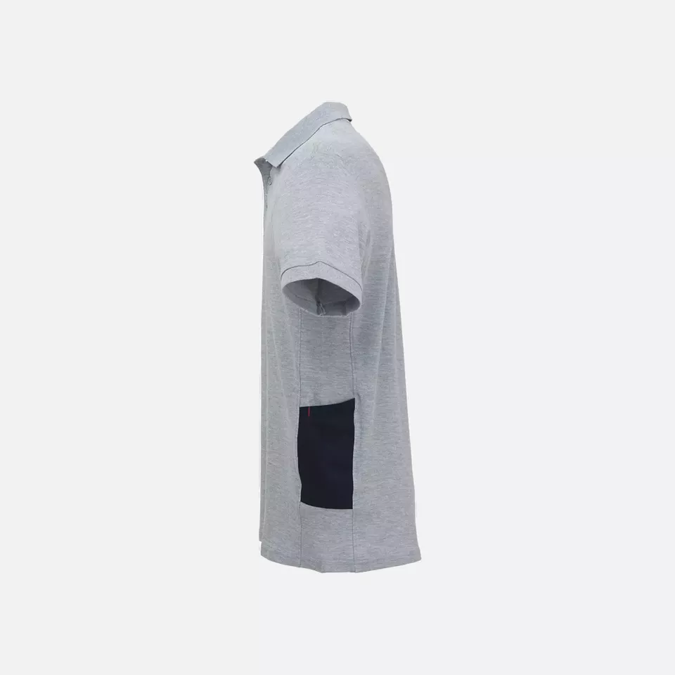 U-Power EY125GS, Gap Grey Silver Poloshirt, image 4, gallery thumbnail