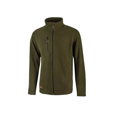 EY040DG, U-Power Warm Dark Green Fleece Jacket