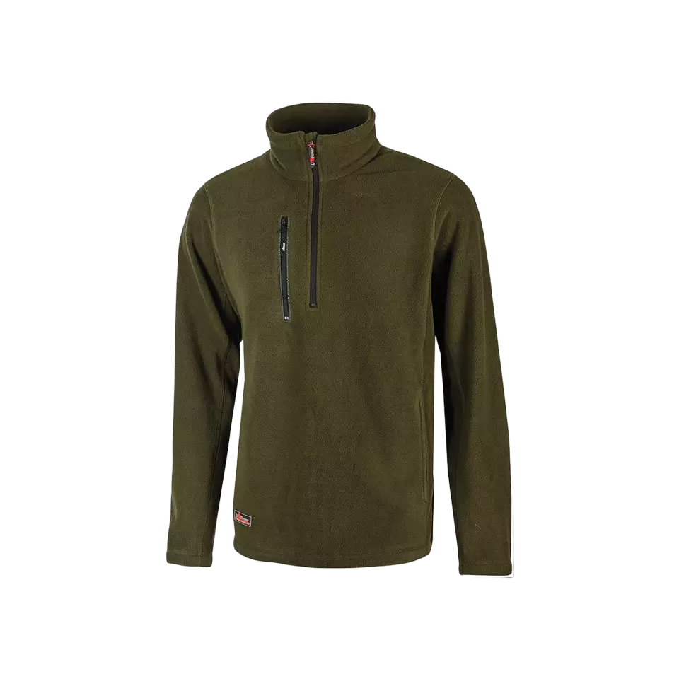 U-Power EY143DG, Bering Dark Green Fleece Jacket, image 1, gallery thumbnail