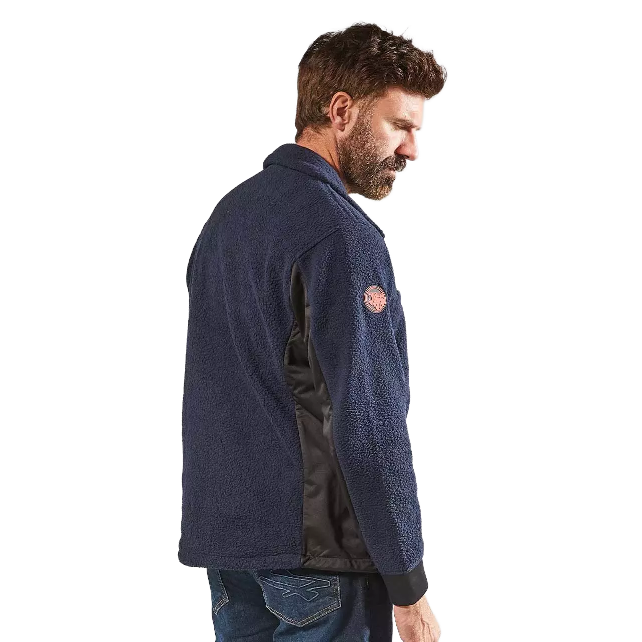 U-Power EX277DB, Bark Deep Blue Fleecejacke, image 5