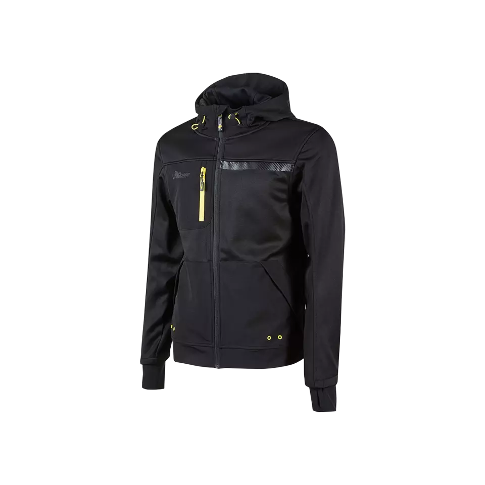 U-Power FU275BC, Galaxy Black Carbon Sweatshirt, image 2, gallery thumbnail