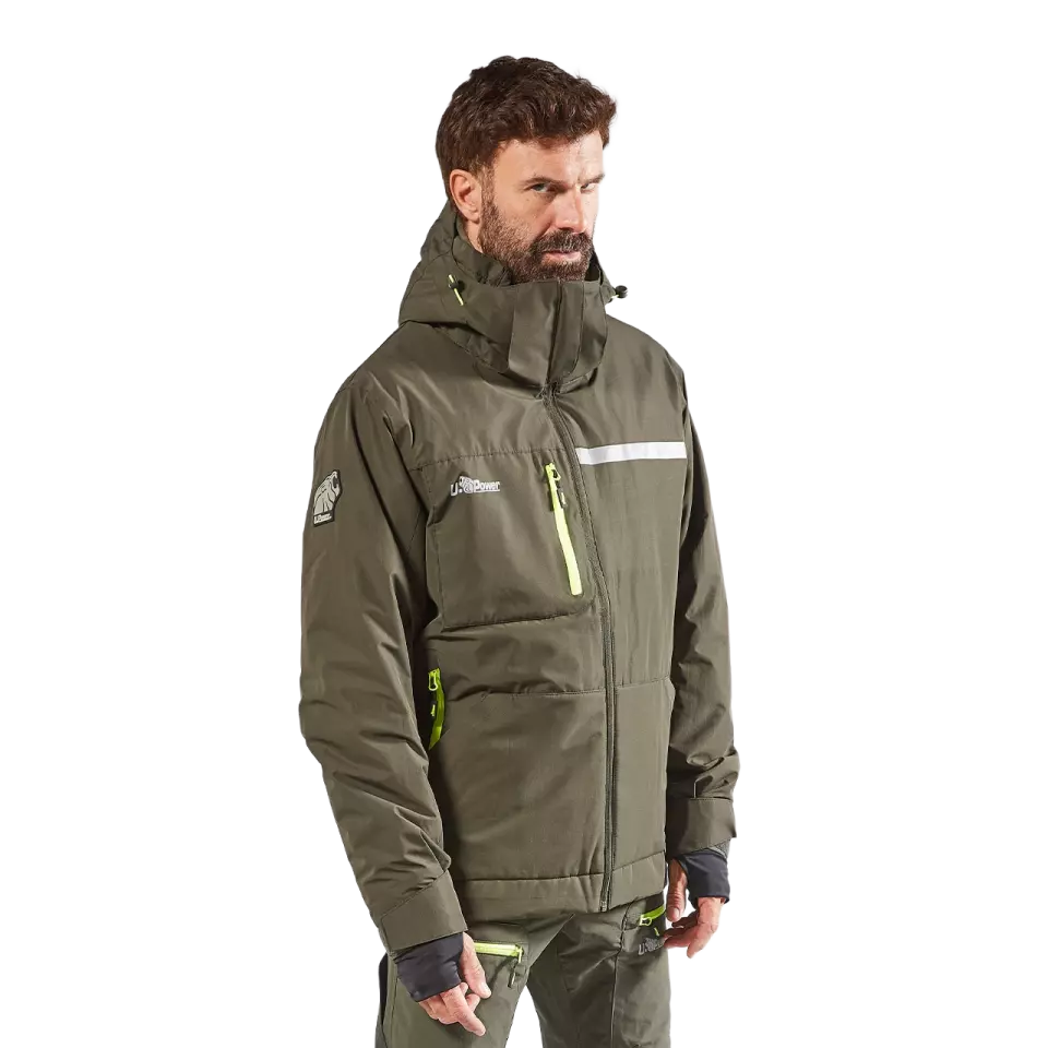 U-Power FU255DG, Wink Dark Green Work Jacket, image 6, gallery thumbnail