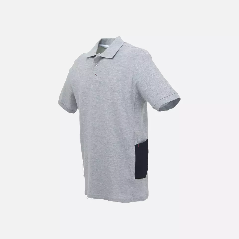 U-Power EY125GS, Gap Grey Silver Poloshirt, image 3, gallery thumbnail