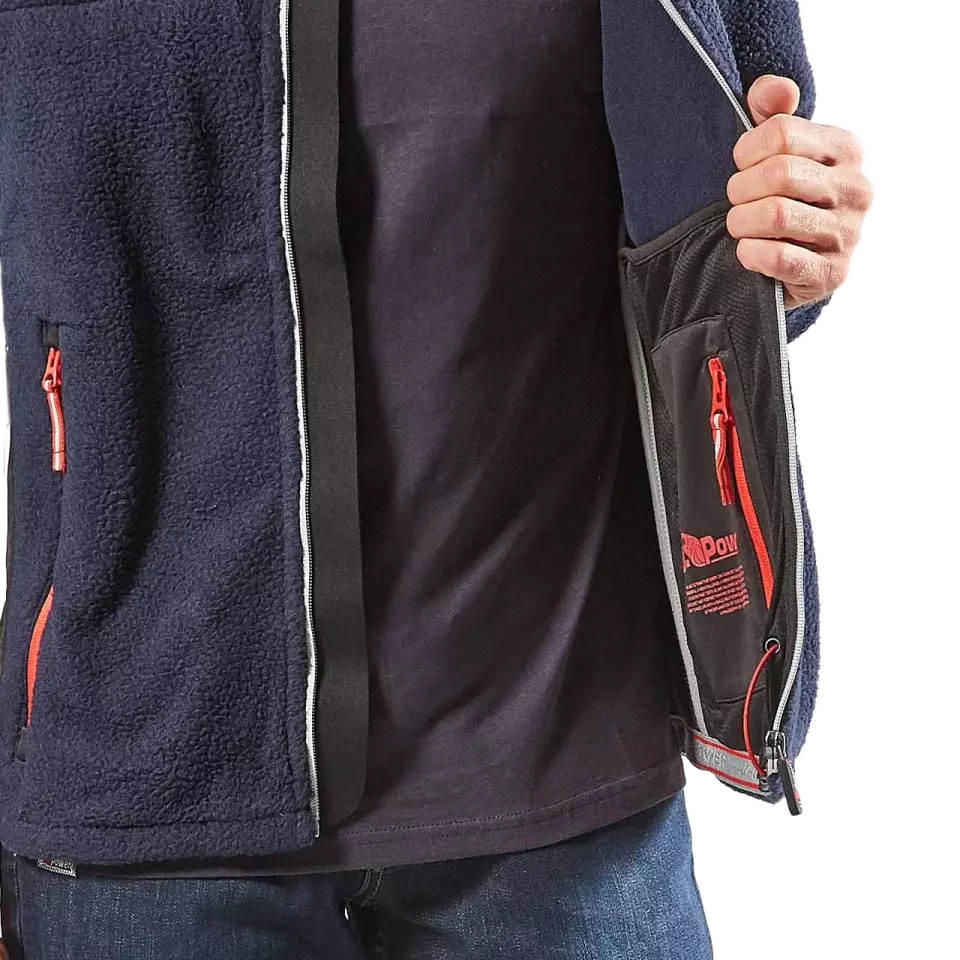 U-Power EX277DB, Bark Deep Blue Fleecejacke, image 6, gallery thumbnail