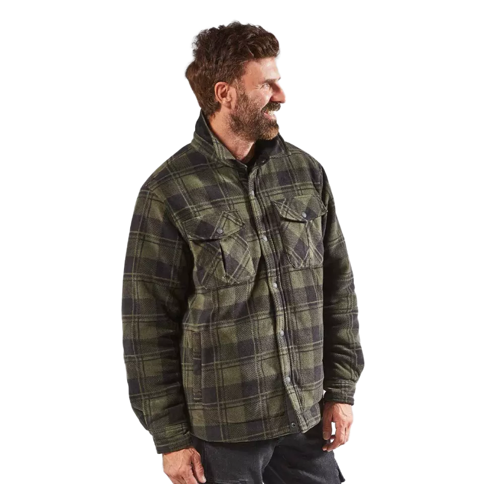 U-Power EX273DG, Willow Dark Green Shirt Jacket, image 2, gallery thumbnail
