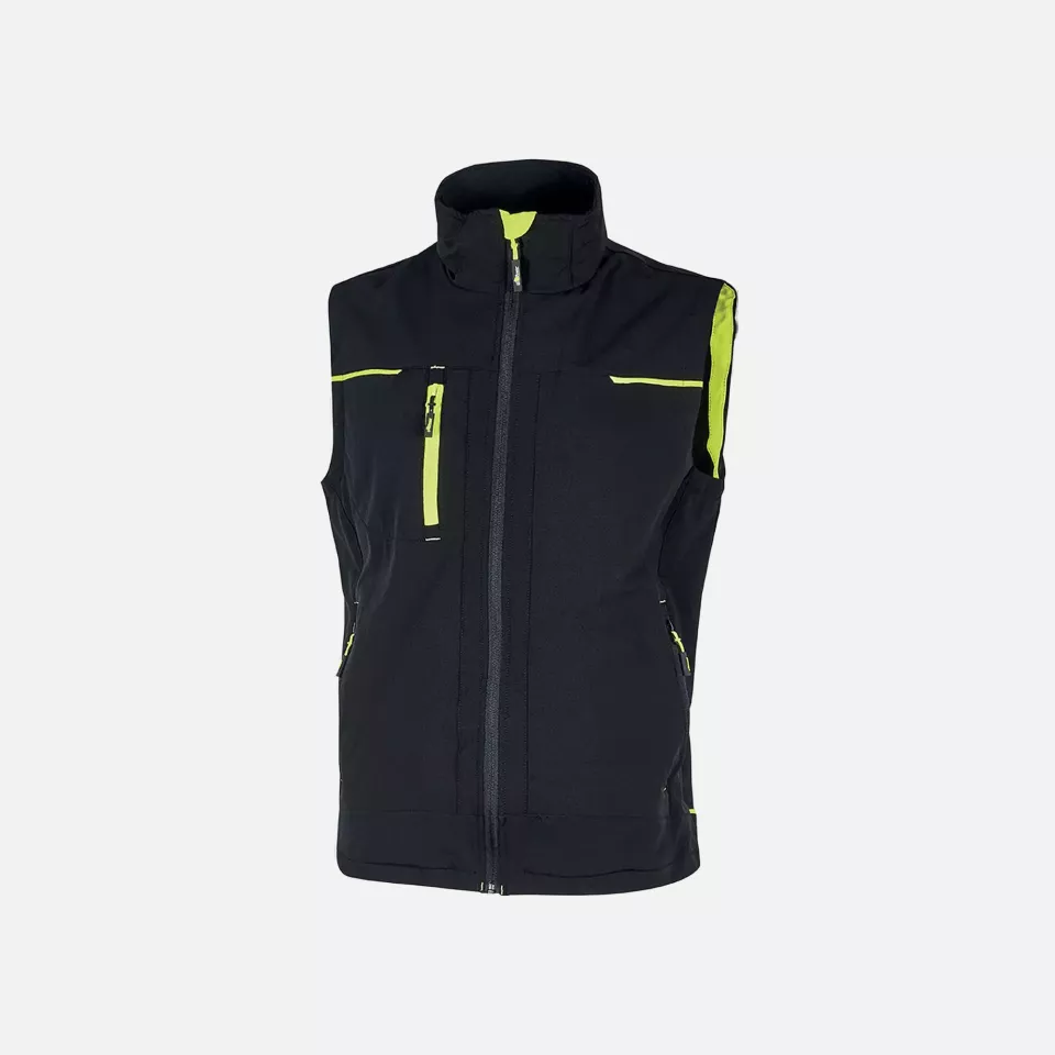 U-Power PE181BC, Saturn Black Carbon Work Vest, image 1, gallery thumbnail
